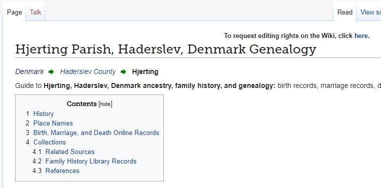 danish county and parish on familysearch wiki