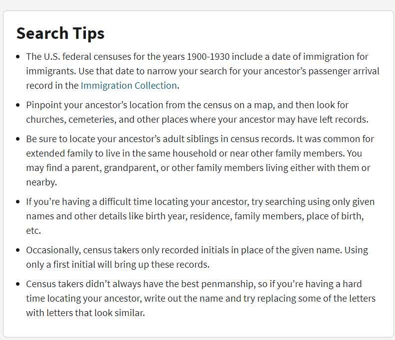 genealogy hack: read the directions, www.savvygenealogy.com